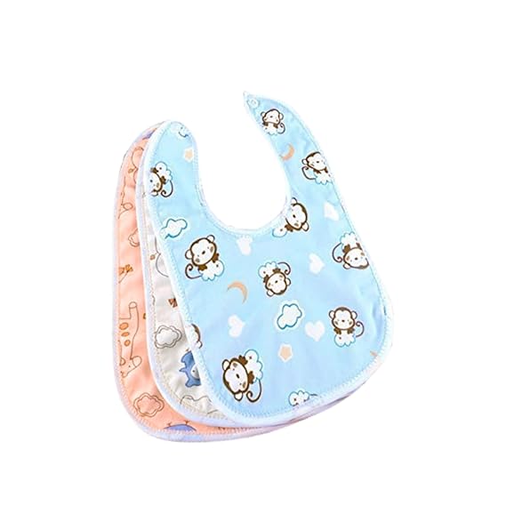 (Button Bibs, Set of 3)